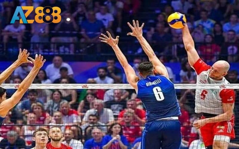 Cá cược bóng chuyền là một trong những sản phẩm tại AZ888
